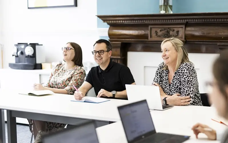 People in a meeting
