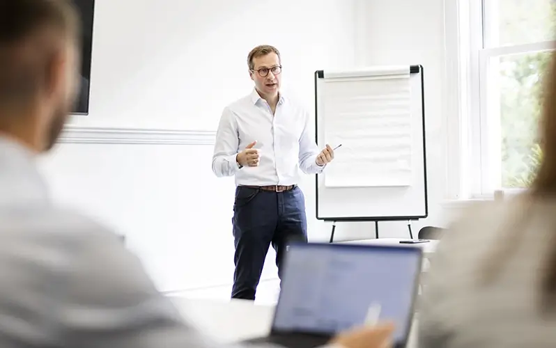 People in a meeting