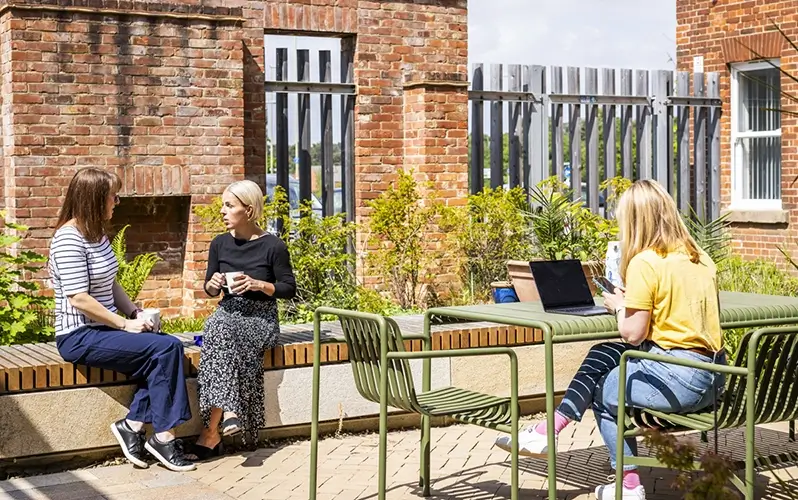 Outside garden space