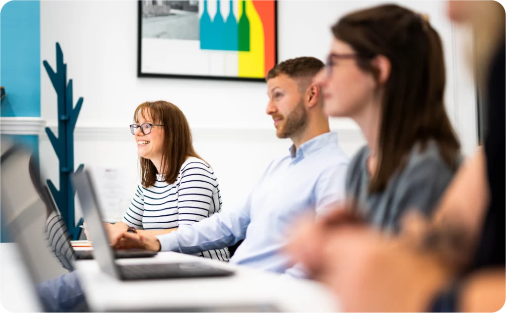 People in a meeting