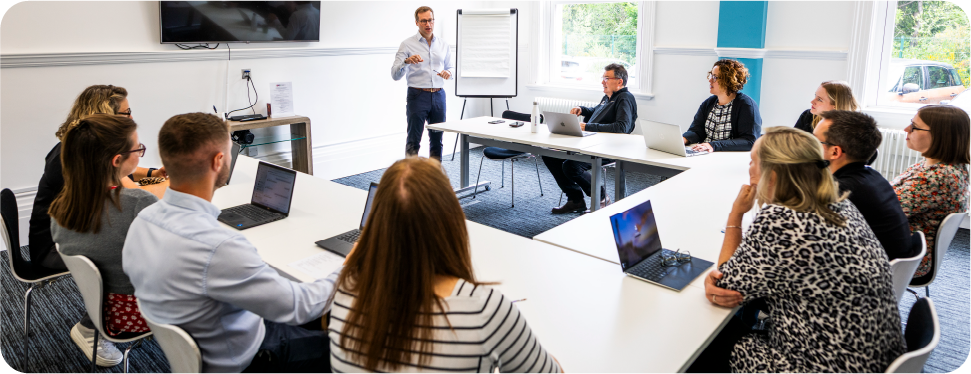 People in a meeting