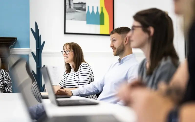 People in a meeting