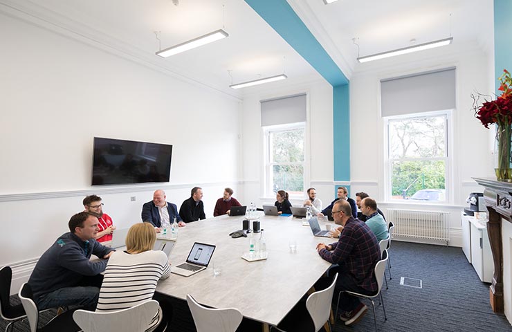 People in a meeting room